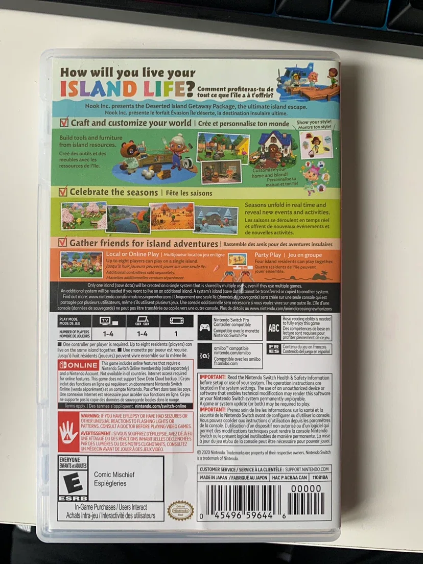 Nintendo Switch Animal Crossing: New Horizons Game - photo 5