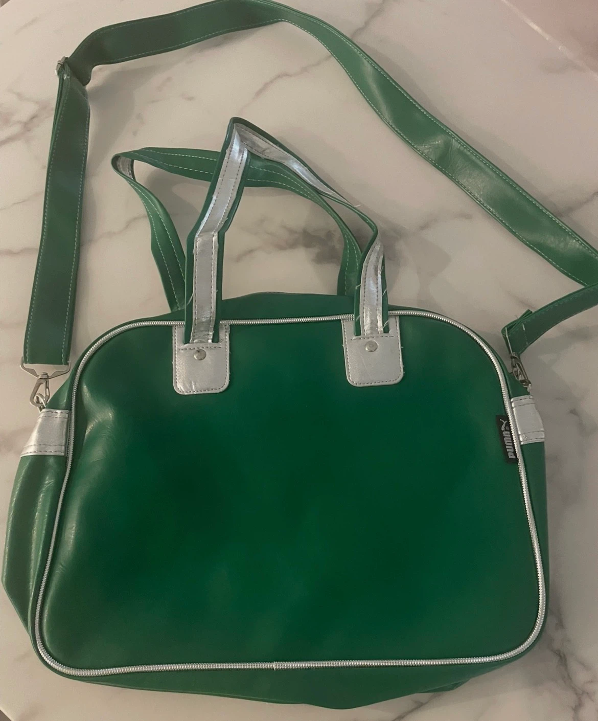 Vintage Puma Y2K Green Shoulder Bag - photo 2