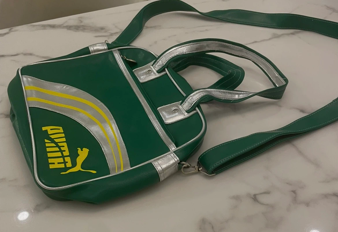 Vintage Puma Y2K Green Shoulder Bag - photo 3