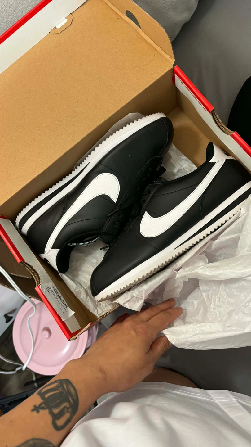 Nike Cortez Black White Sneakers