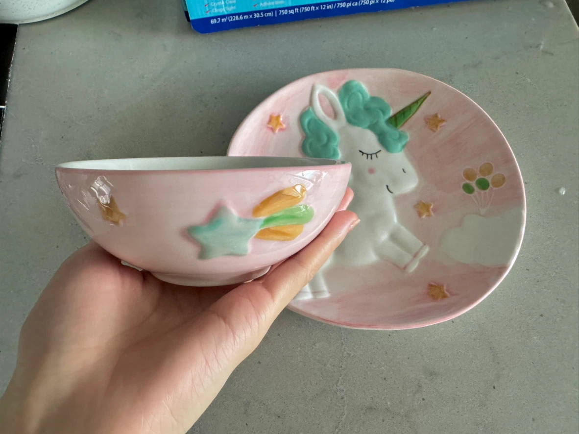Moving sales- must go cute unicorn set 2pcs - photo 2