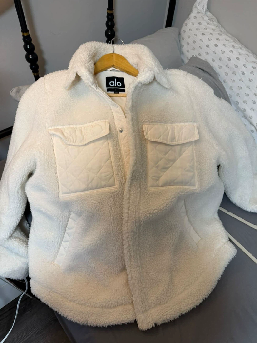 ALO Sherpa Jacket - Cream - photo 2