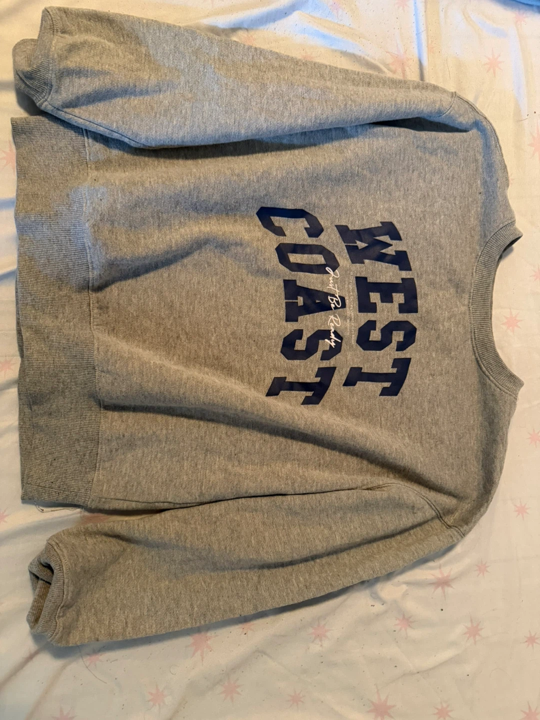 Grey West Coast Crewneck Sweatshirt