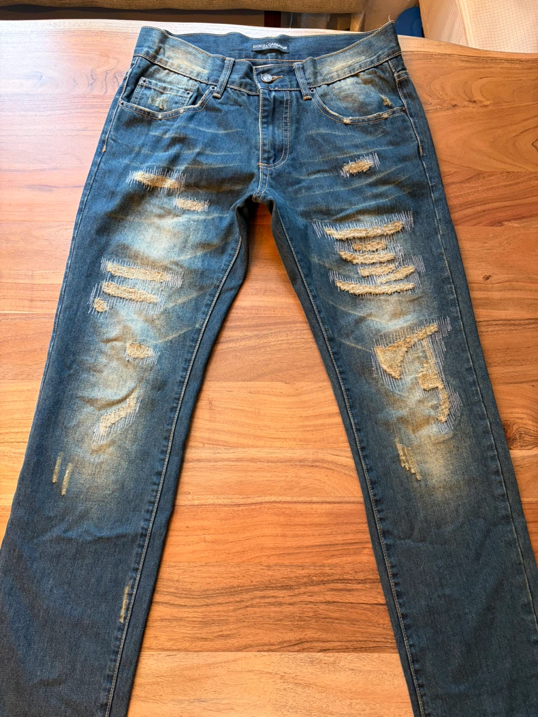 32 Waist Dolce & Gabbana Distressed Jeans
