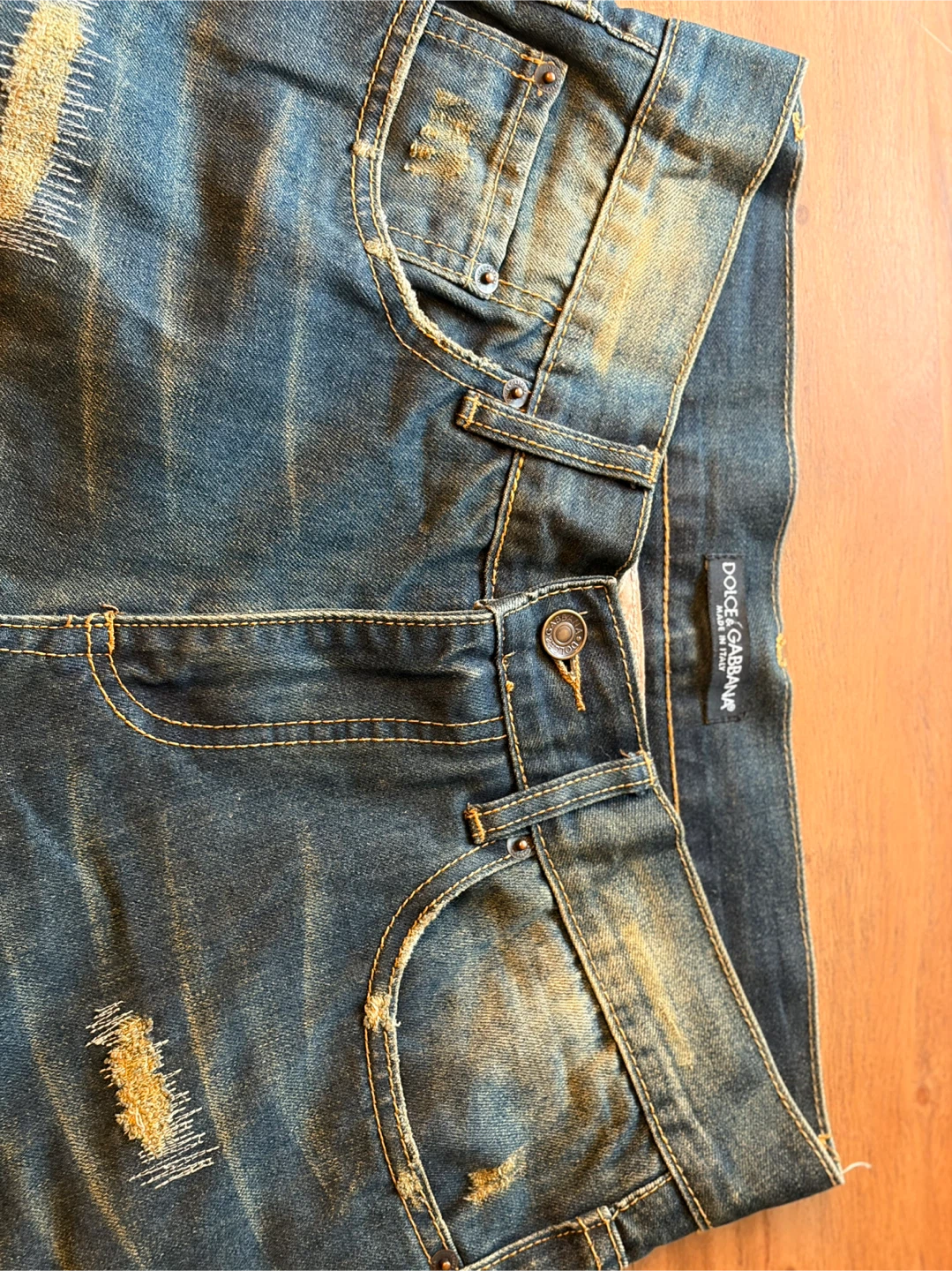 32 Waist Dolce & Gabbana Distressed Jeans - photo 4