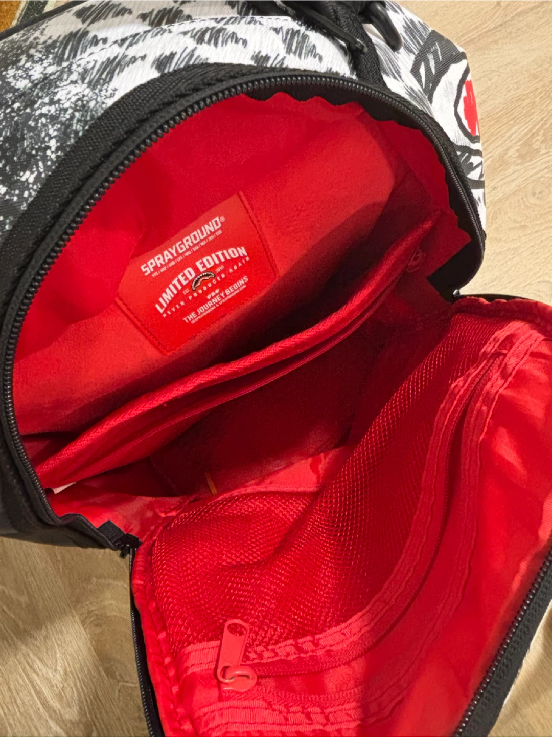 Sprayground Scribble Dribble Check Backpack - photo 3