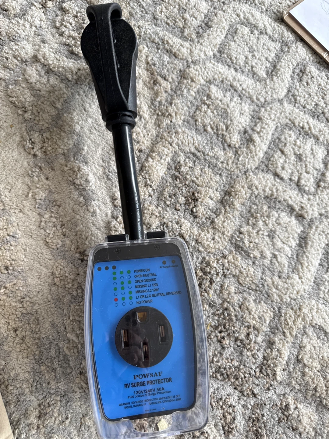 POWSAF RV Surge Protector 50A