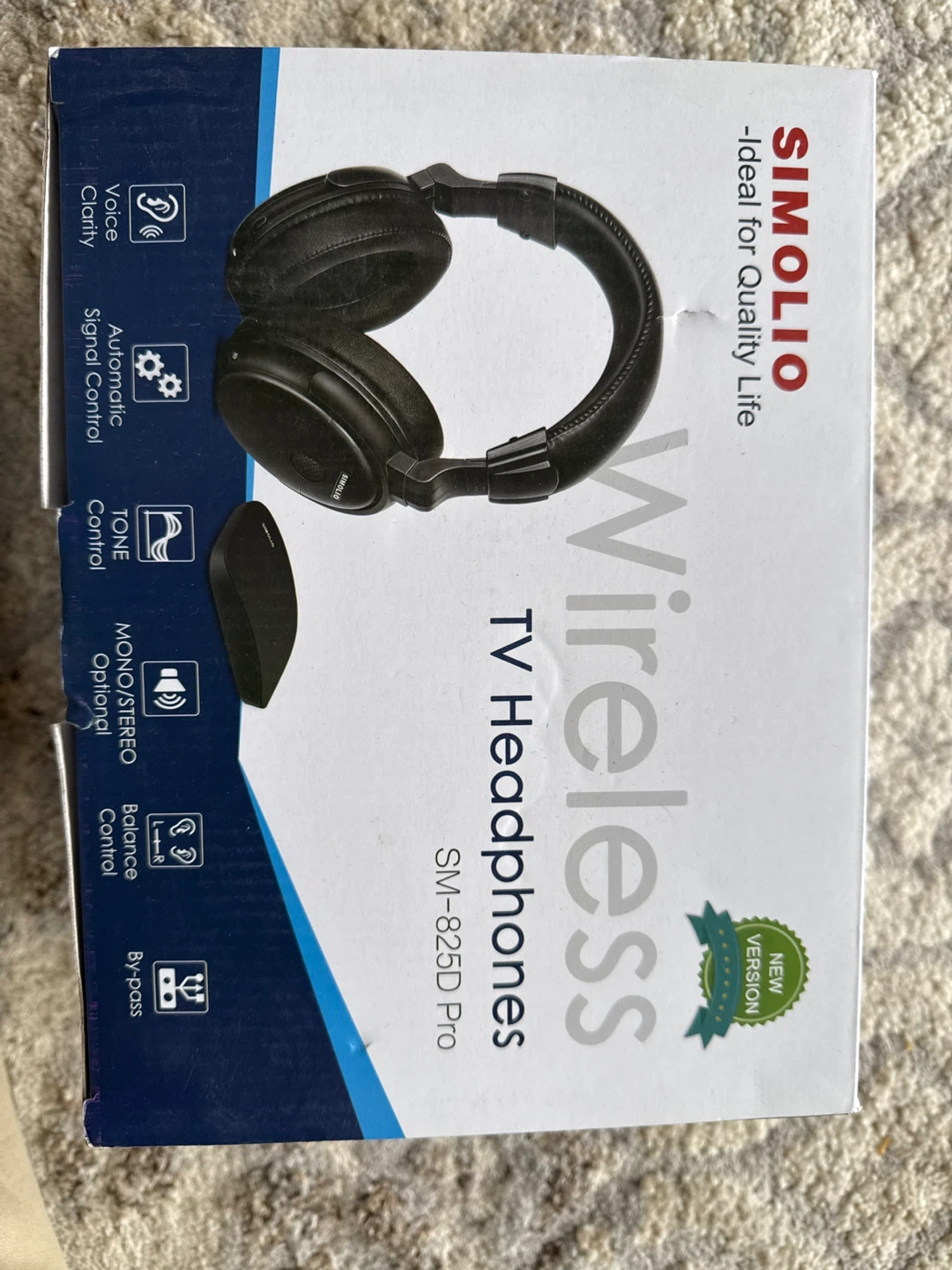 Simolio SM-825D Pro Wireless TV Headphones