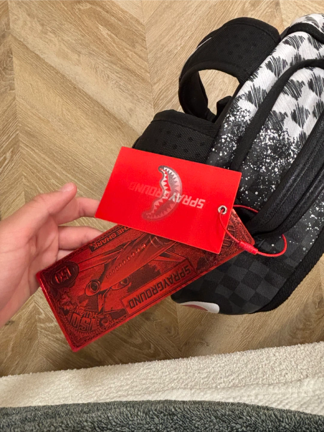Sprayground Scribble Dribble Check Backpack - photo 5
