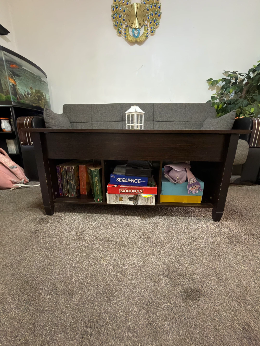 Lift Top Storage Coffee Table - photo 2