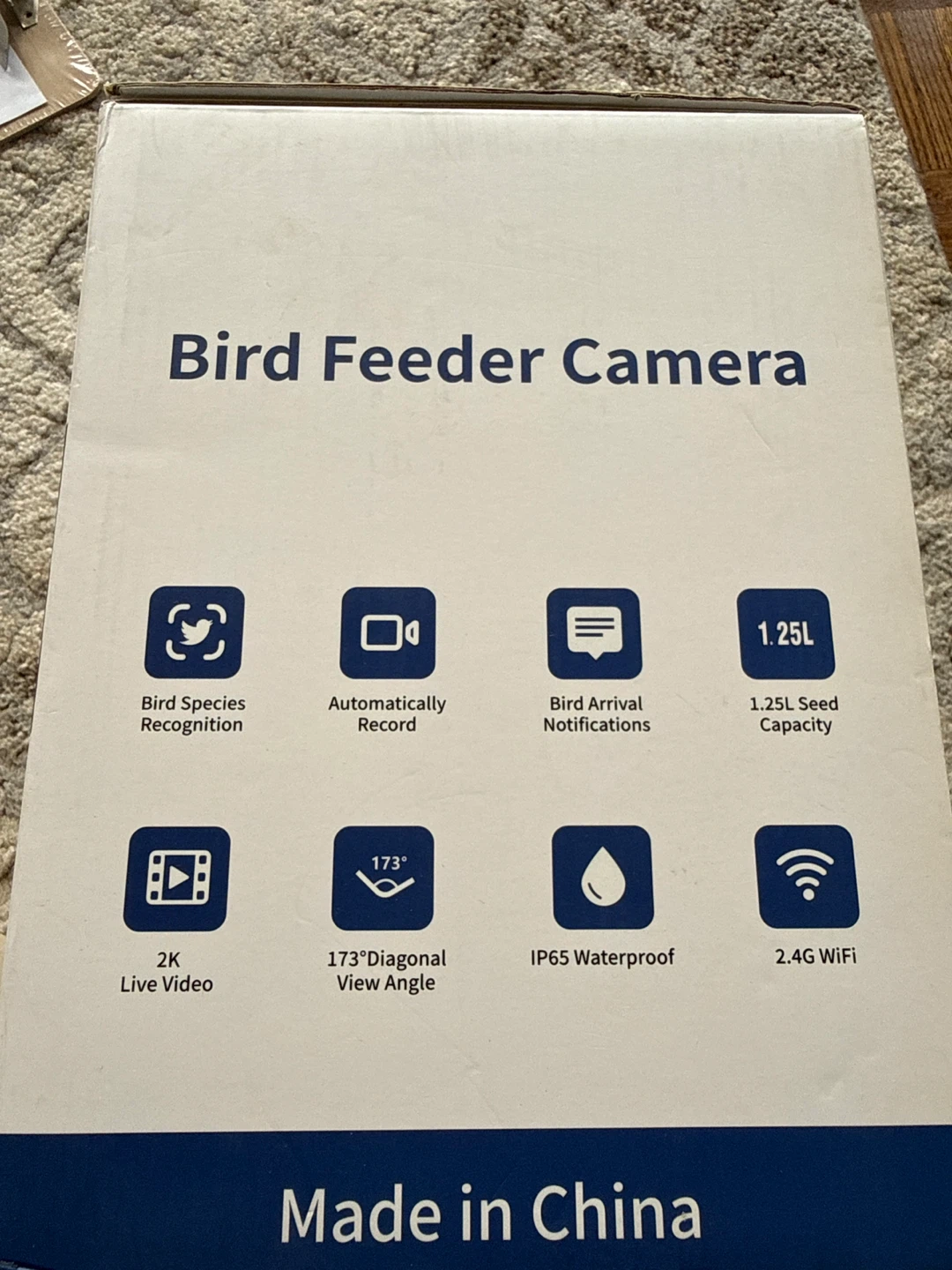 Bird Feeder Camera with 1.25L Seed Capacity - photo 2
