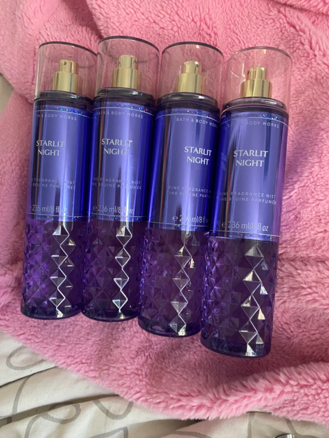 Bath & Body Works Starlight Night Fine Fragrance Mist (Set of 4)