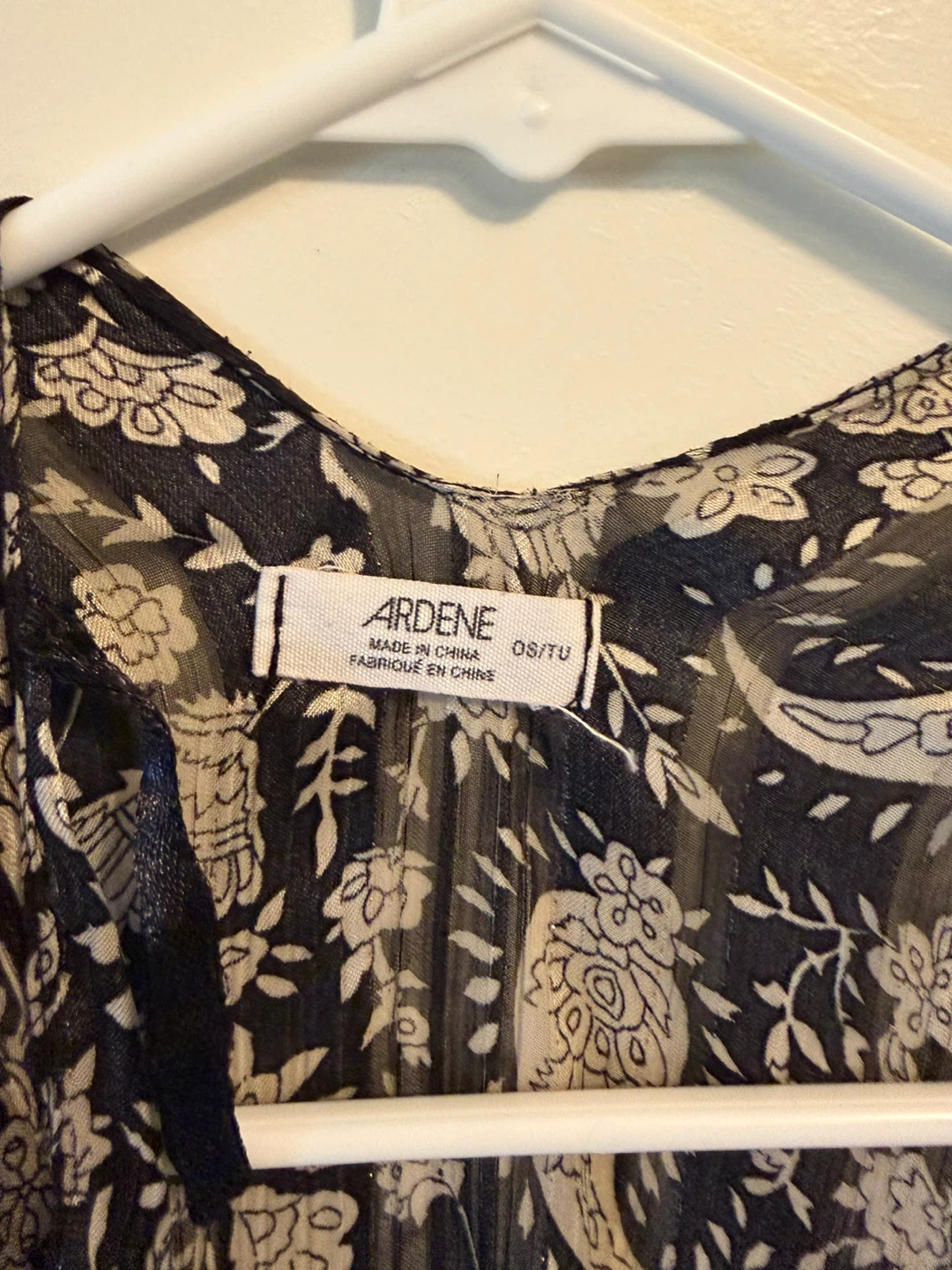 Ardene Black & White Paisley Kimono - photo 2