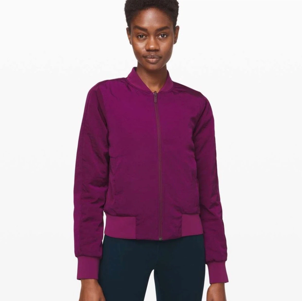 Popular! Lululemon Reversible Jacket Non-Stop Bomber