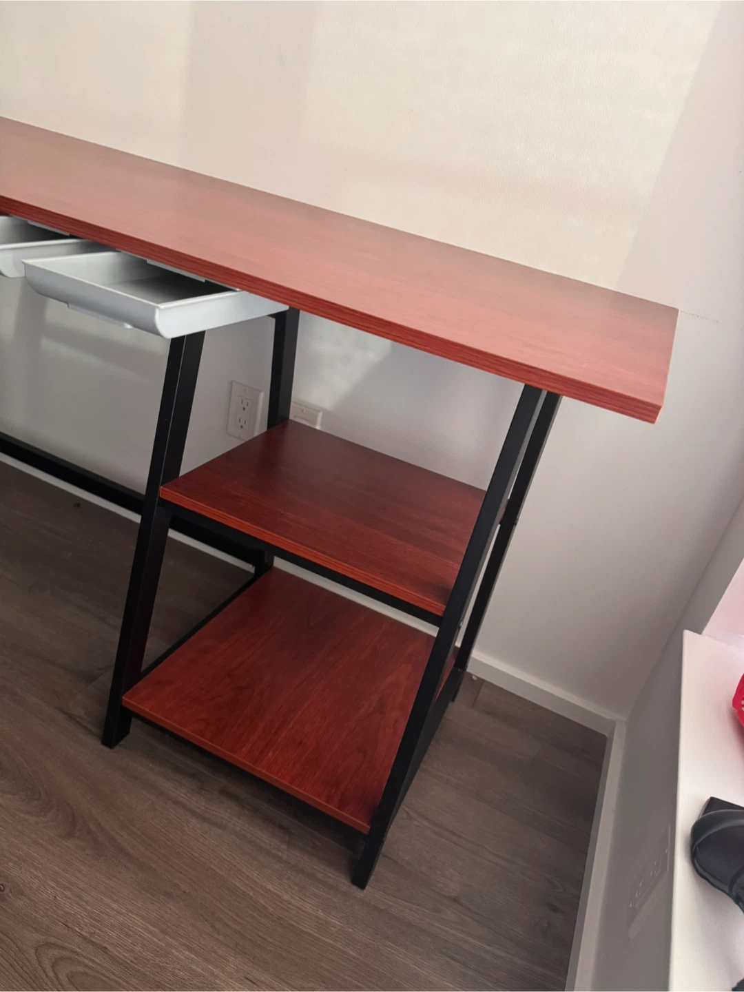 Computer Desk with Shelves - photo 2