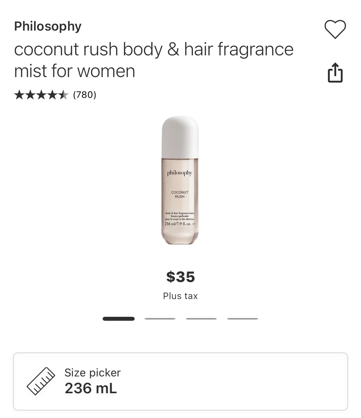 Philosophy Coconut Rush & Pistachio Paradise Body & Hair Mist - photo 2