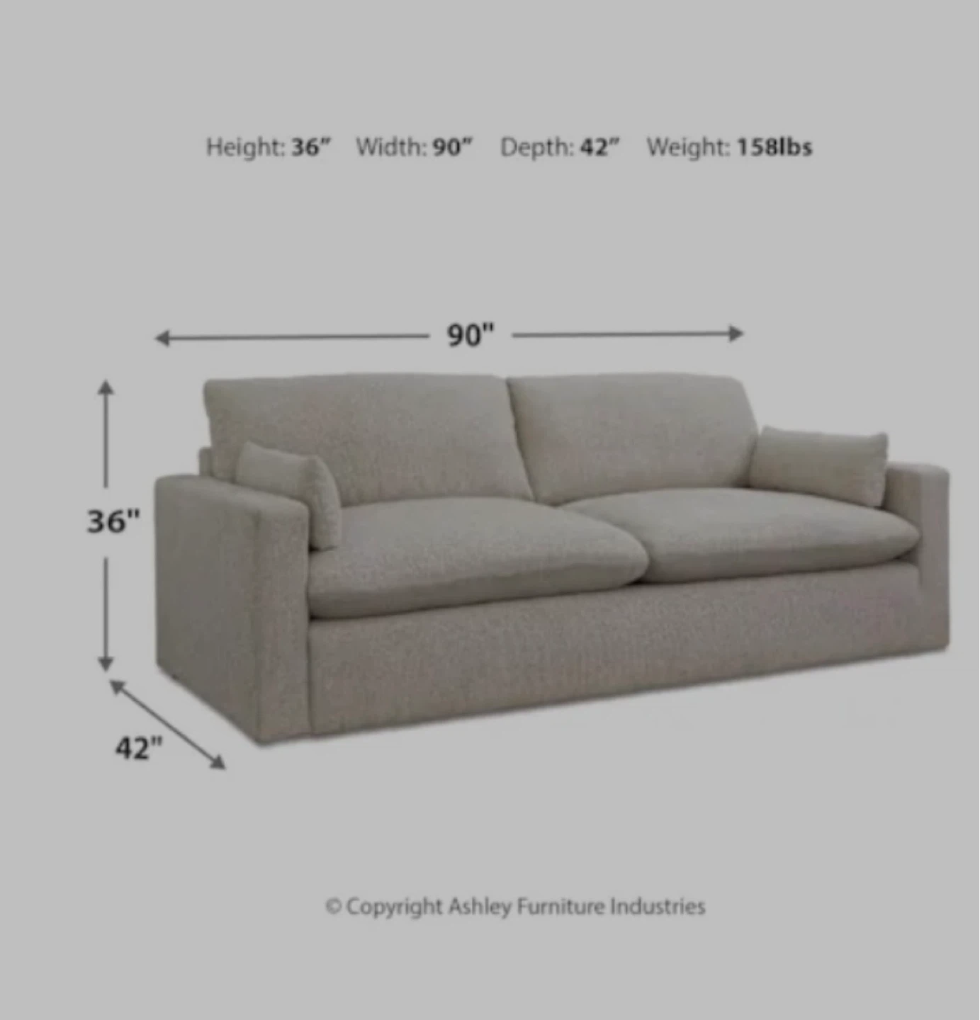 Brand new beige couch for sale!