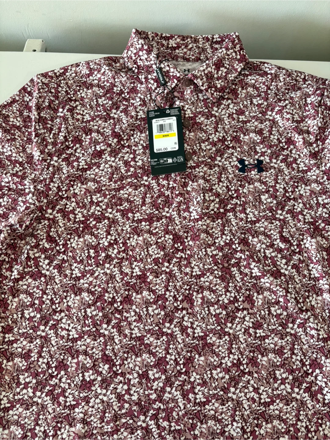 Under Armour Floral Golf Polo Shirt M/M - photo 2
