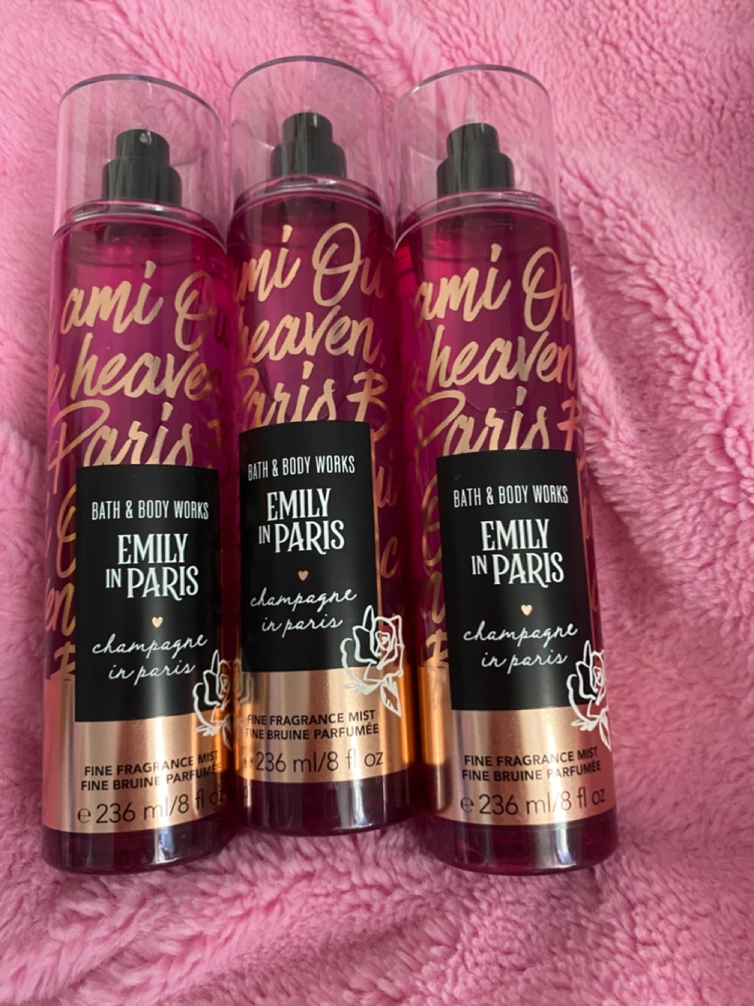 Bath & Body Works Emily in Paris Fine Fragrance Mist Set
