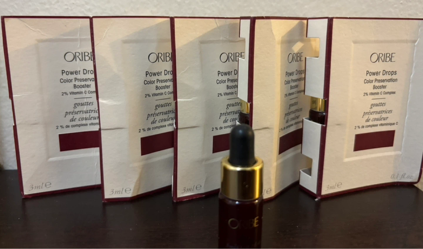 MEW-LOT of 5 Oribe Power Drops Color Preservation Booster (3ml)