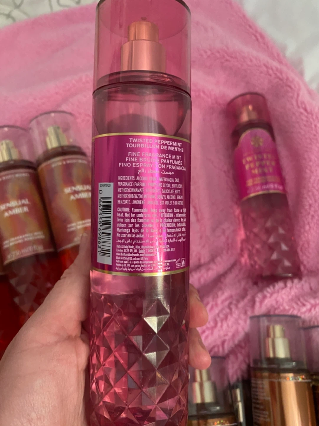 Bath & Body Works Twisted Peppermint Fine Fragrance Mist (8 oz) - photo 2