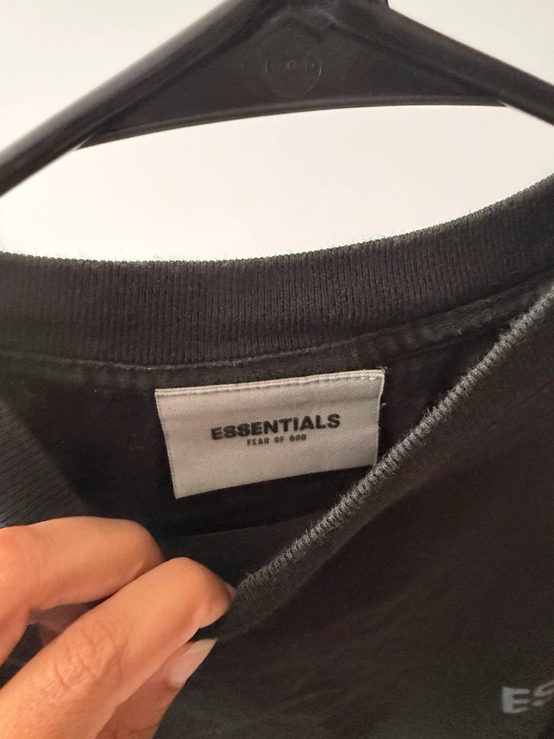 Black Essentials Fear of God T-Shirt - photo 2