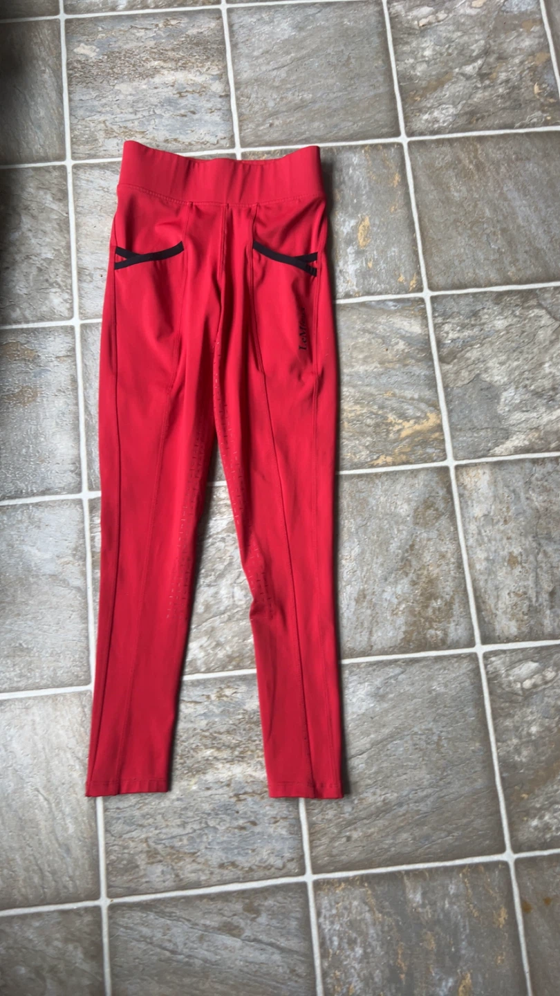 LeMieux Red Riding Tights & Saddle Pad Set - photo 2