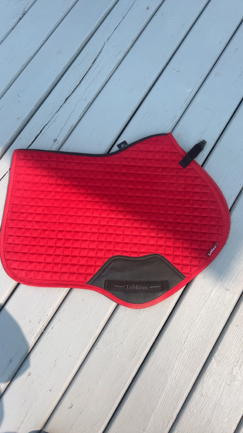 LeMieux Red Riding Tights & Saddle Pad Set - photo 4