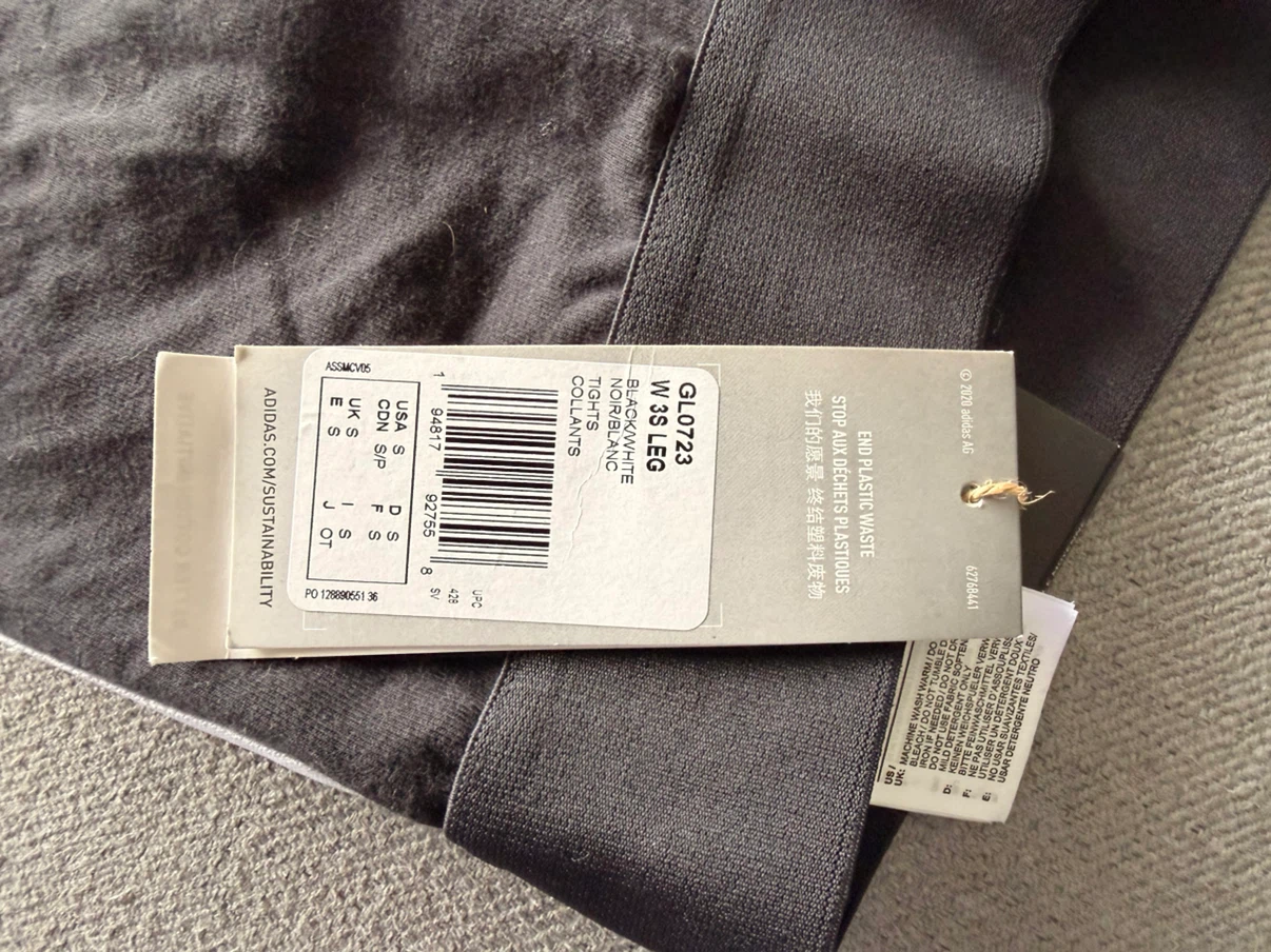 Adidas Tights - Black - Size S - photo 2