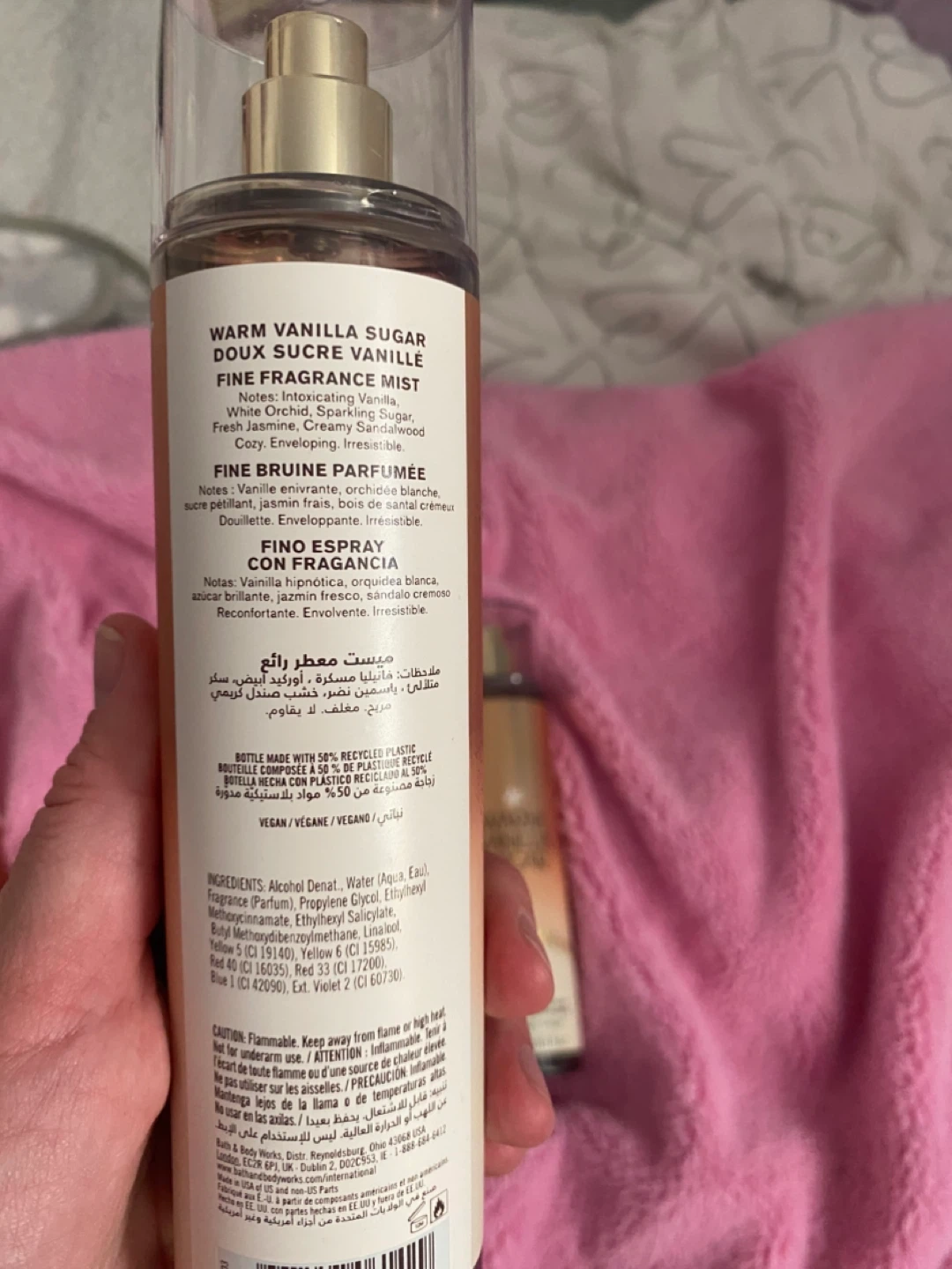 Bath & Body Works Warm Vanilla Sugar Fine Fragrance Mist 8 fl oz - photo 2