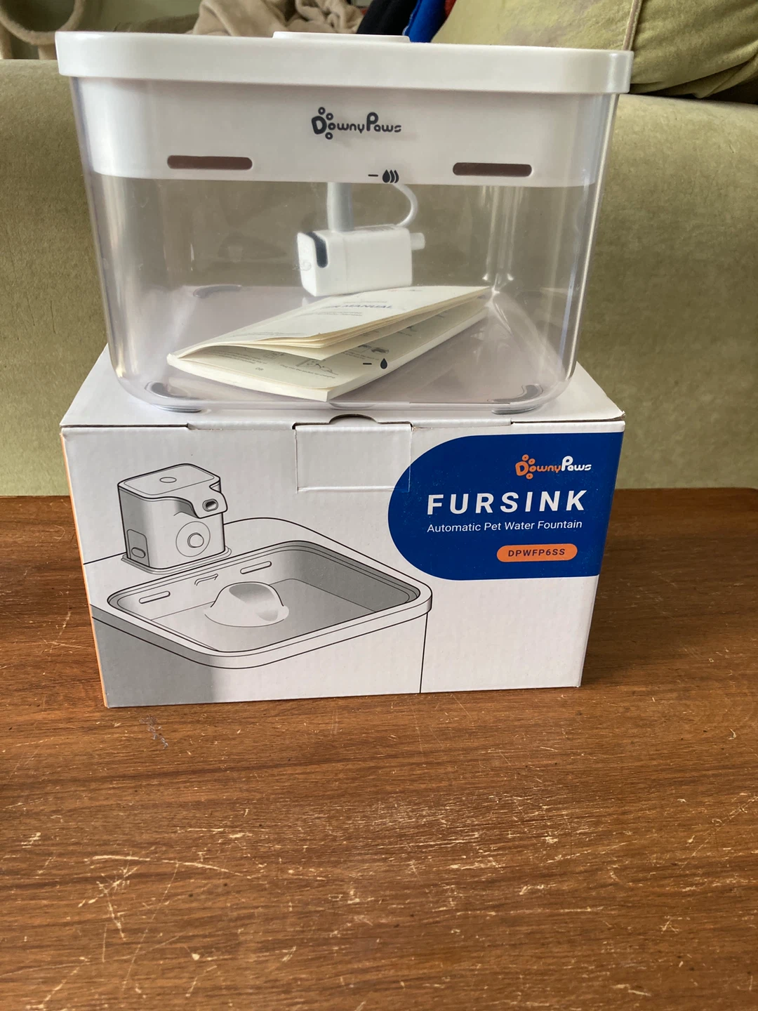DownyPaws Automatic Pet Water Fountain