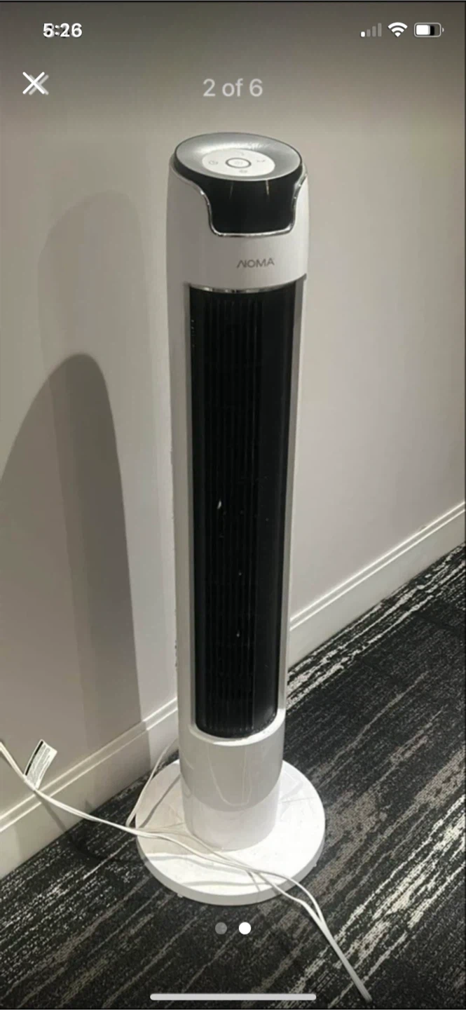 NOMA Oscillating Tower Fan - photo 2