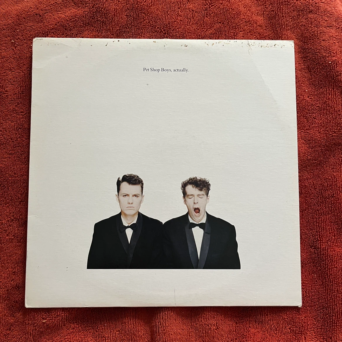 Pet Shop Boys Actually Vinyl Record