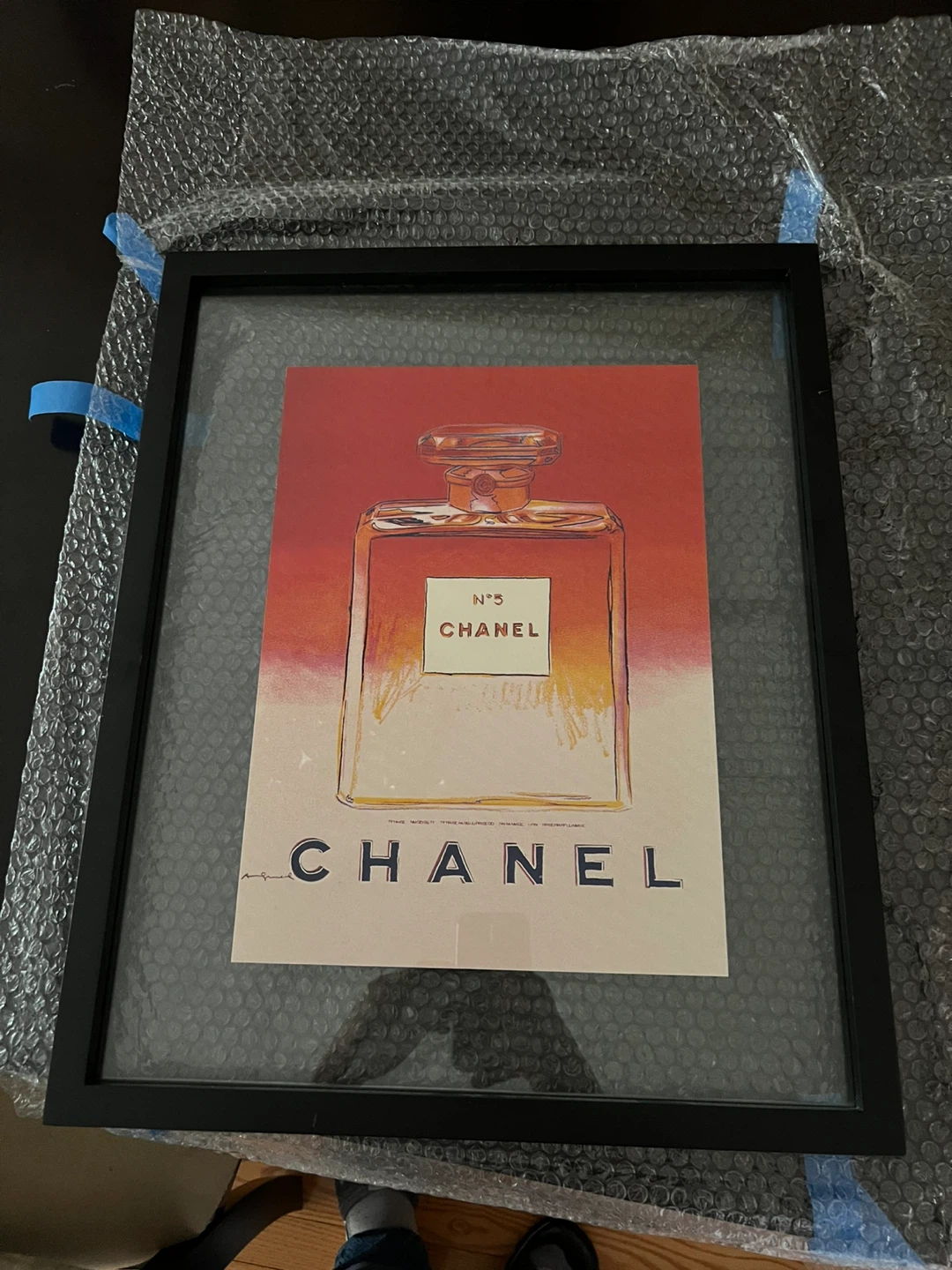 Framed Chanel No. 5 Art Print