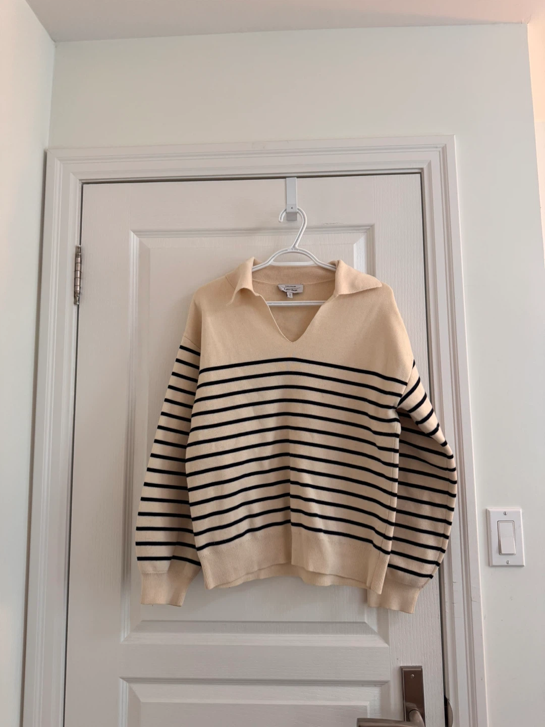 & Other Stories Striped Knit Sweater, size M
