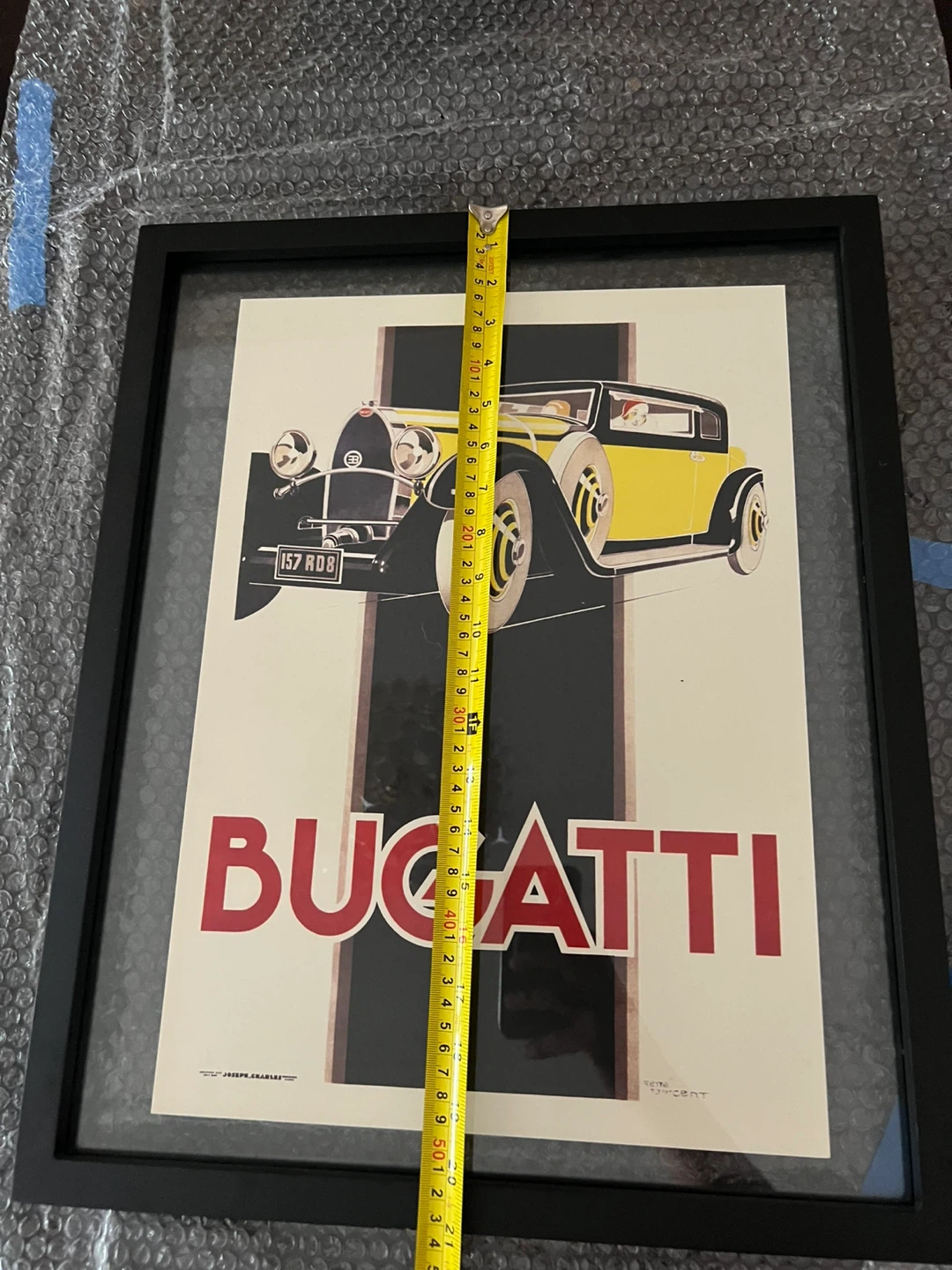 Framed Bugatti Poster - photo 3