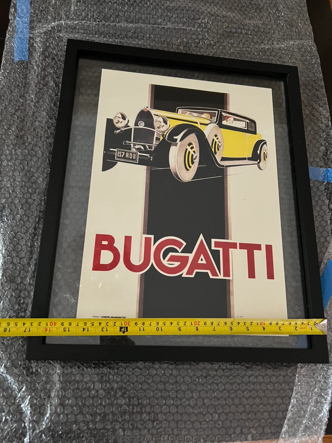 Framed Bugatti Poster - photo 2