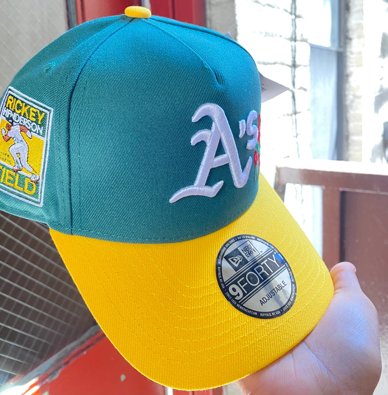 New Era Oakland A's Rickey Henderson 9FORTY Adjustable Hat - photo 3