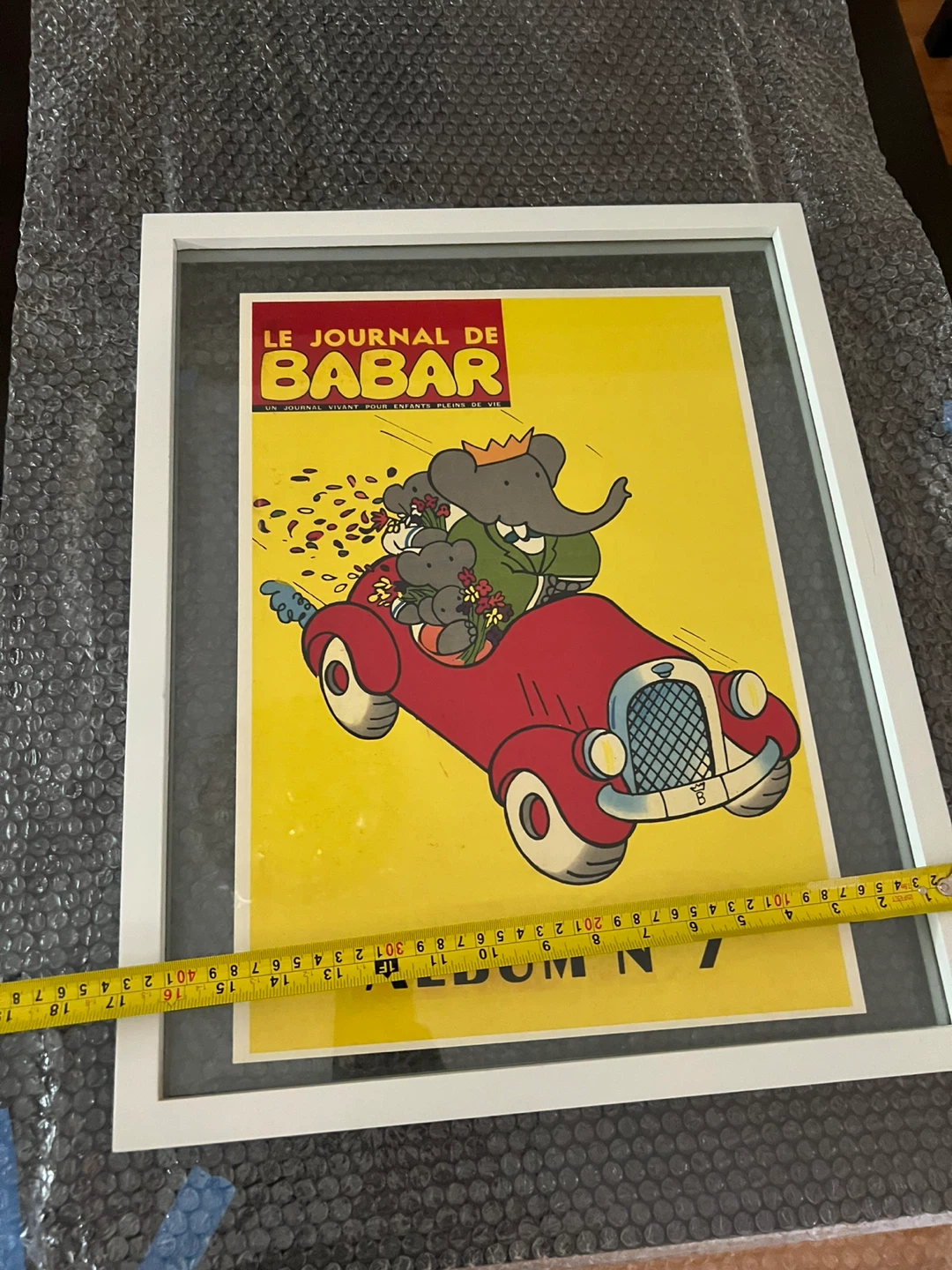 Le Journal de Babar Album N° 7 Framed Print - photo 3