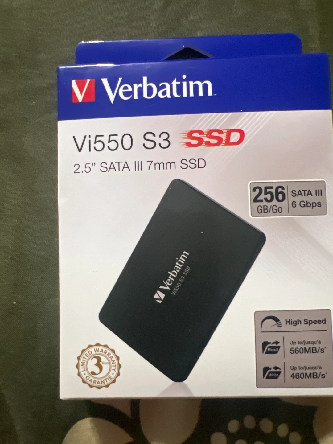 Verbatim Vi550 S3 256GB 2.5" SATA III SSD