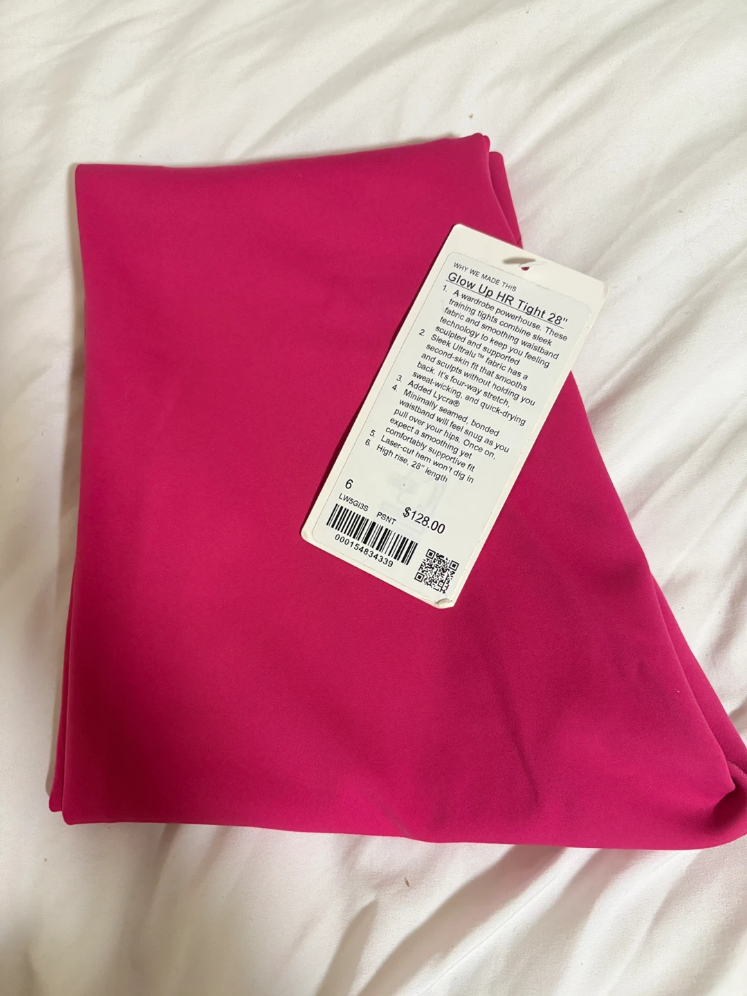 Lululemon, glow up HR tight 28”