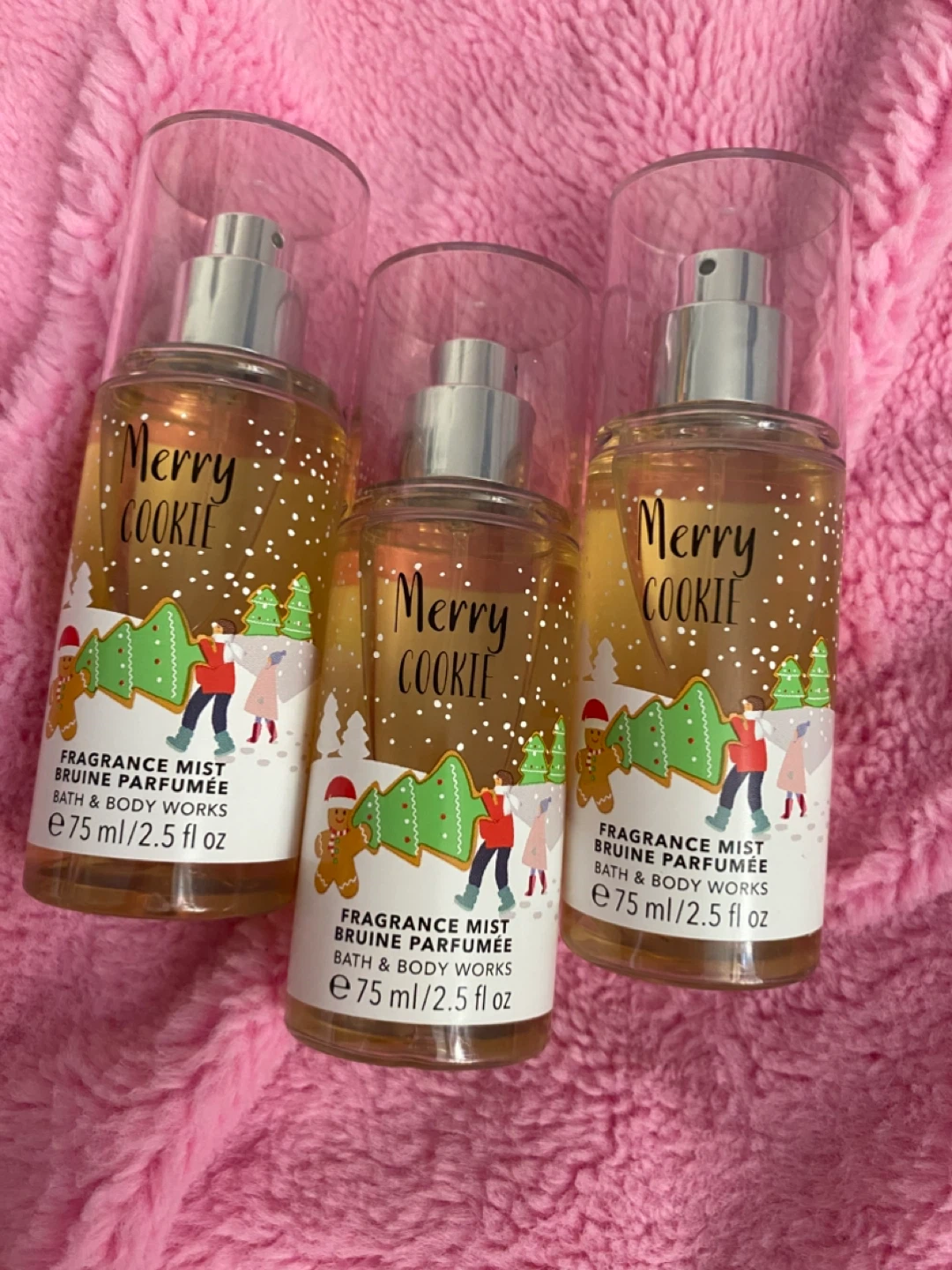 Bath & Body Works Merry Cookie Fragrance Mist Set