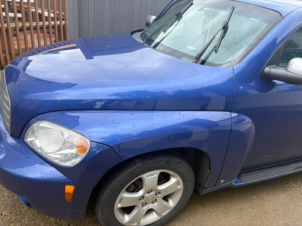 Blue Chevrolet HHR