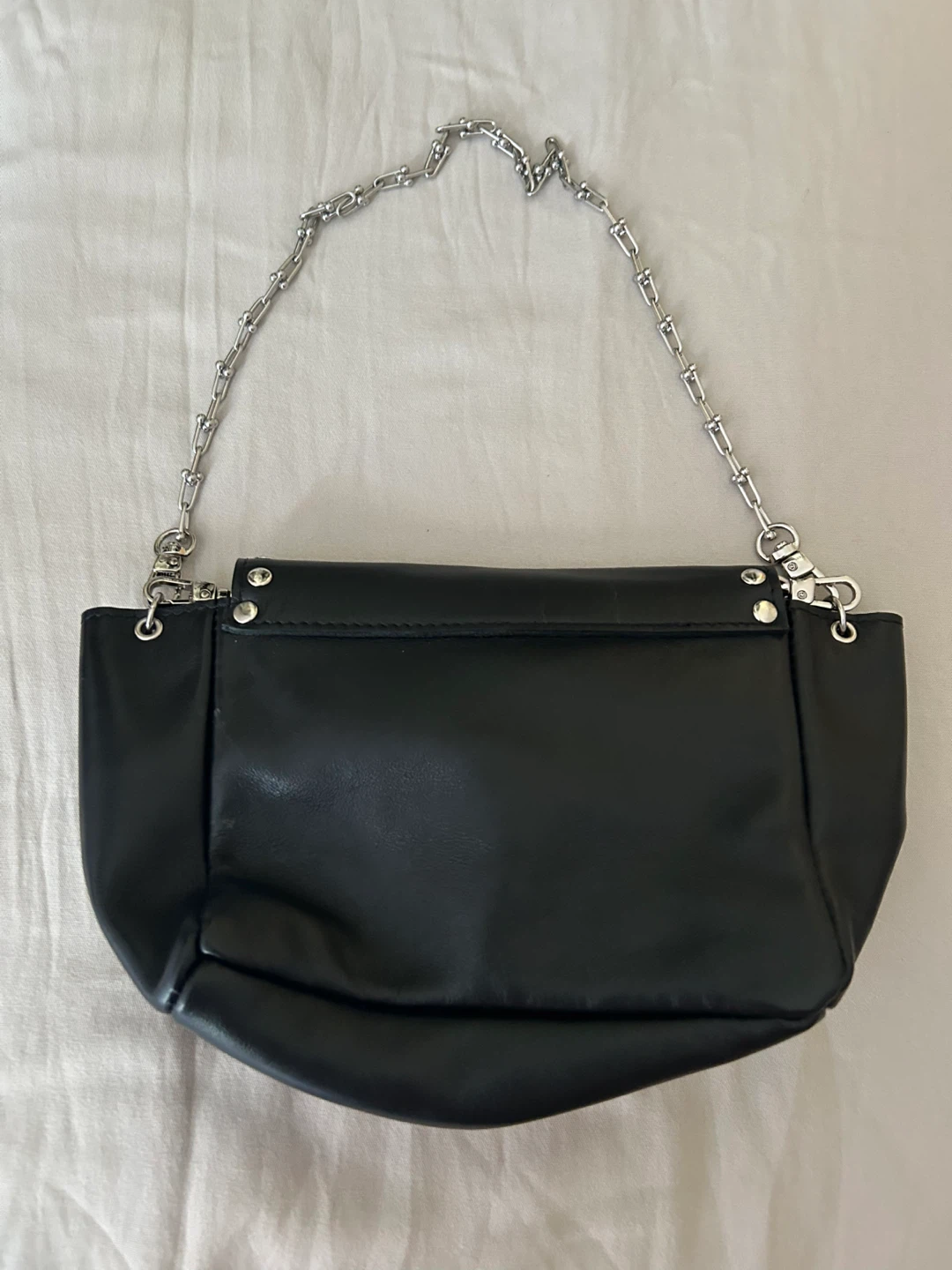 5 Fevrier Black studded crossbody purse - photo 3