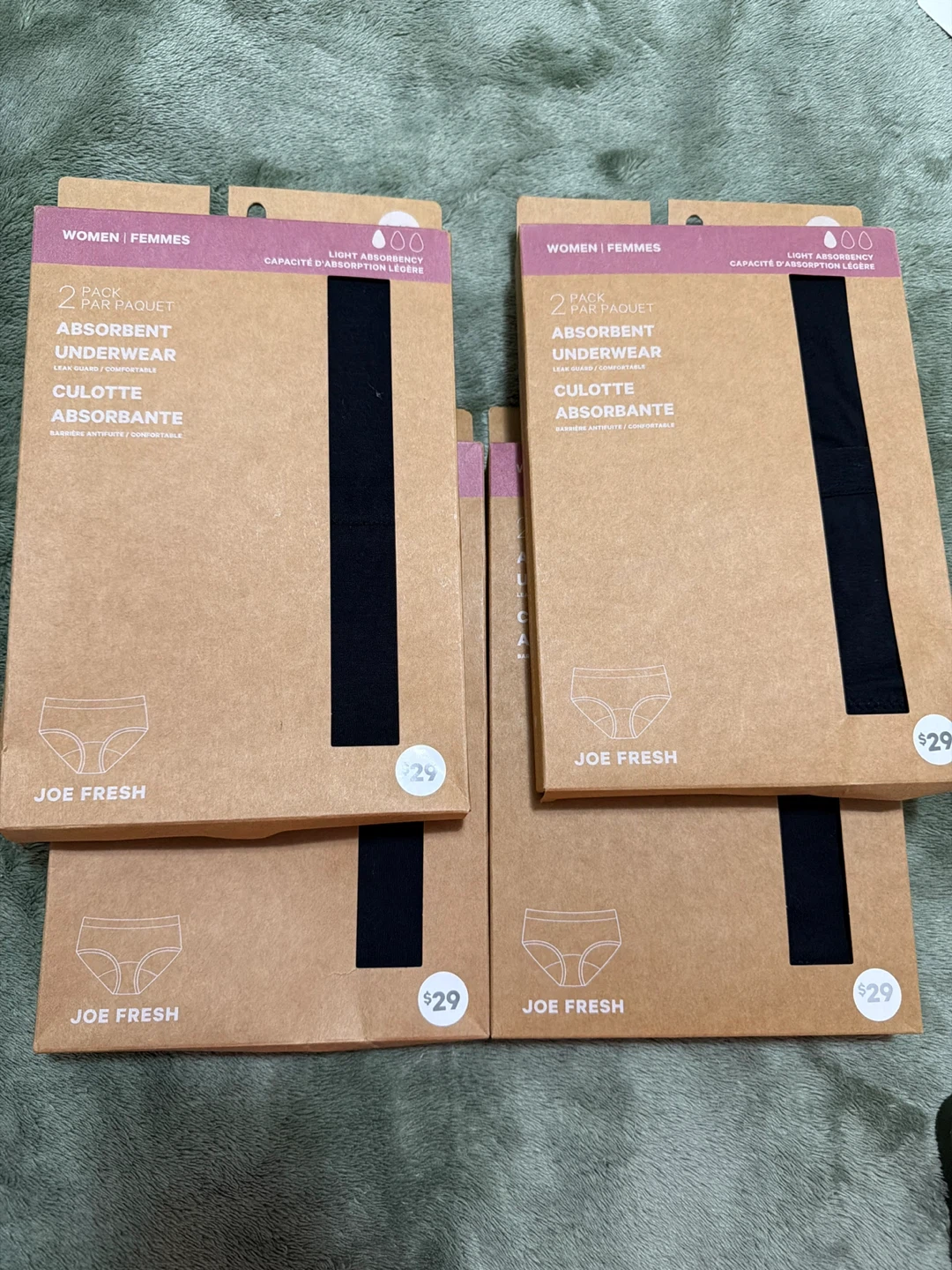 Joe Fresh Women's Absorbent Underwear 2 Pack (M/M) - photo 2