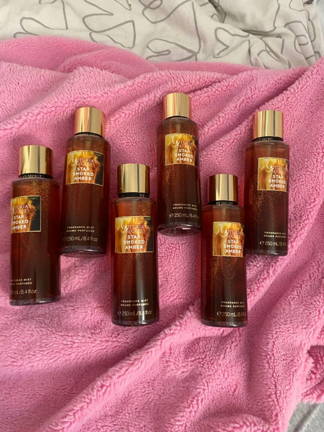 Victoria's Secret Star Smoked Amber  Mist x6