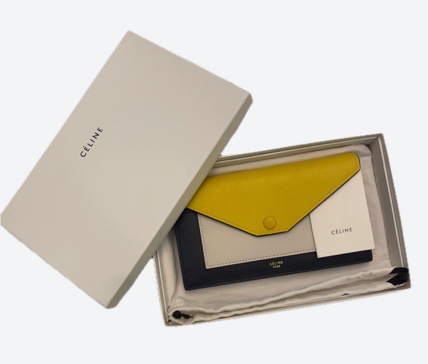 Celine Paris Leather Wallet w/ Box ⭐