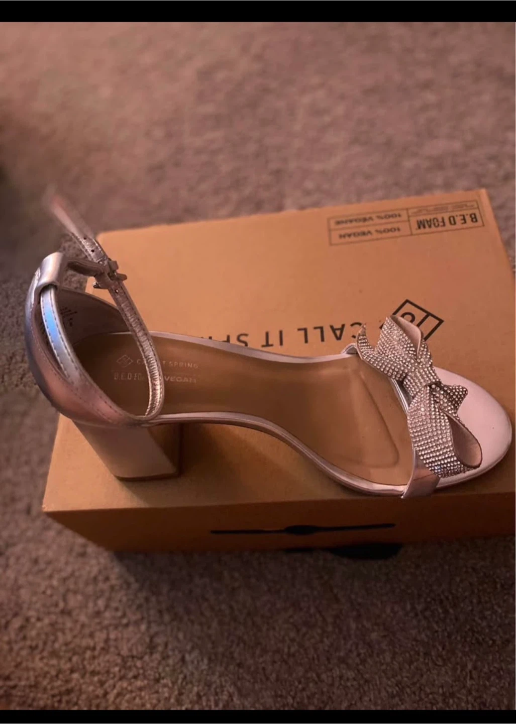 Silver heels  - 8.5W - photo 3