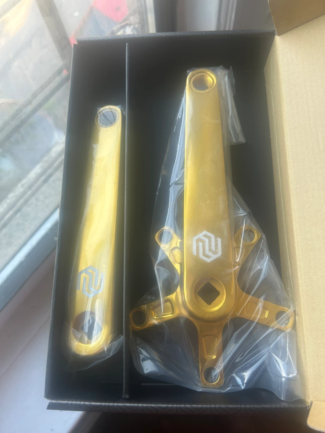 Promax SQ-1 Single-Speed Crankset - Gold