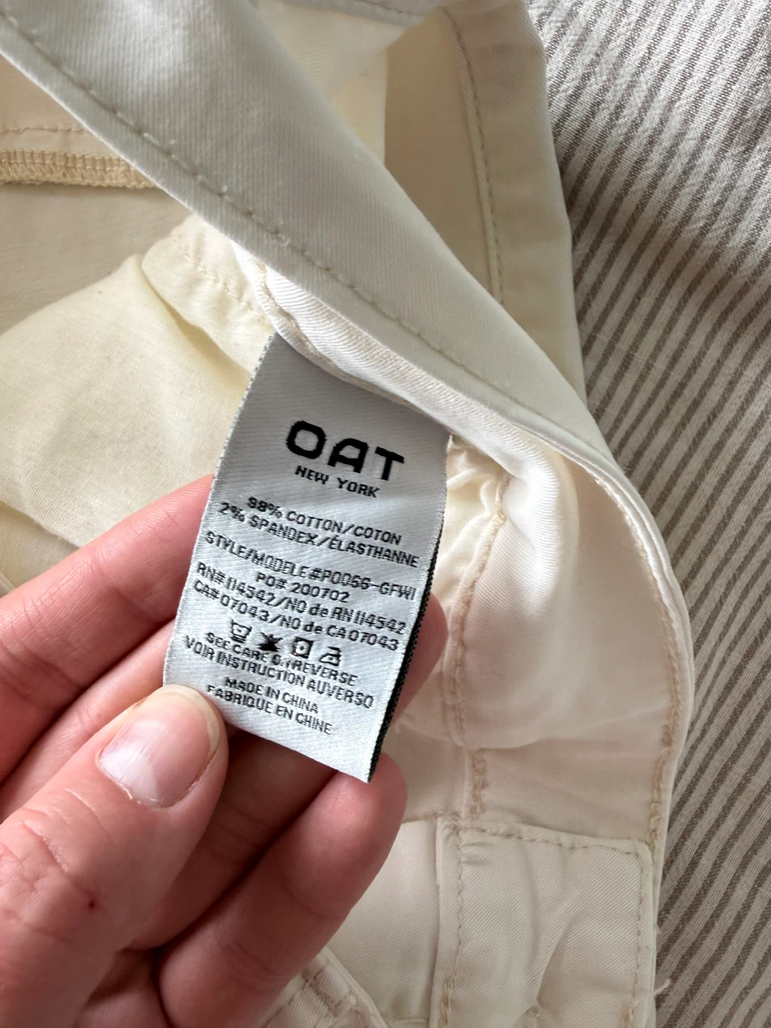 OAT New York Chinos Size 10/30 - photo 3